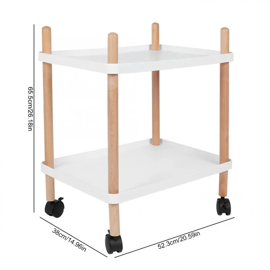 Многофункциональная Квадратная Белая корзина боковая тележка Сервировочная