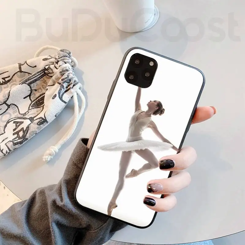 

CUCI Ballerina Dance Ballet Girl Shoes Phone Case For Apple iPhone 11 Pro Max 7 8 6 6S Plus XR X XS MAX 5 5S SE Cover