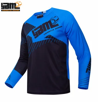 2018 желтая белая футболка эндуро синяя Красная для мотокросса mx bike mtb летняя