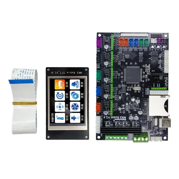 Материнская плата MAKERBASE STM32 MKS Robin материнская контроллера с TFT дисплеем