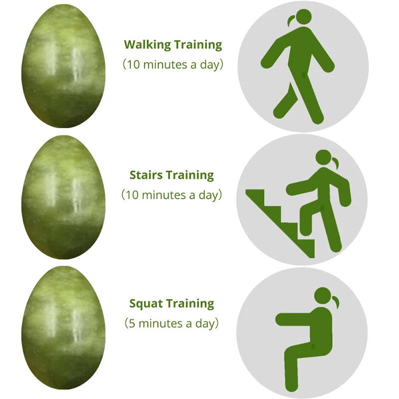 100% натуральный камень Нефритовый стиль подтягивающий Вагинальный тренажер
