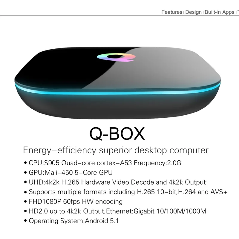 Оригинальная Android ТВ-приставка глобальная телевизионная коробка S 4K HDR Smart Ultra HD 16G