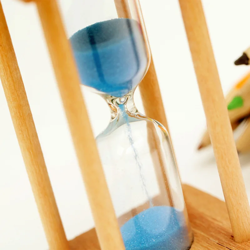 Песочные часы с таймером за 5 минут оригинальные песочные деревянного цвета