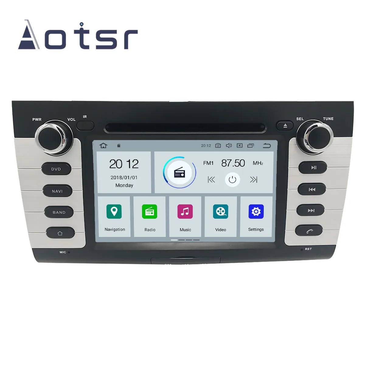 Android 9 1 ips gps навигатор Автомобильный dvd плеер для SUZUKI SWIFT 2004 2010 магнитофон головное