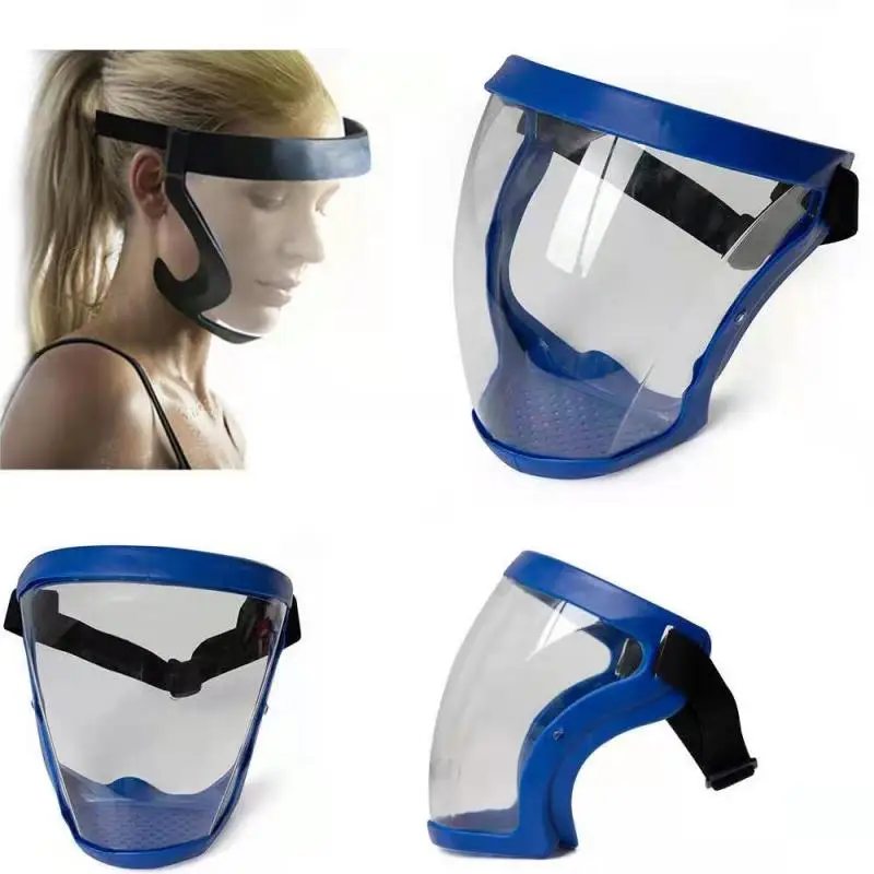 

Cycling Mask Reusable Transparent Face Shield Anti Droplet Dust-proof Protective Full Face Shield Face Mask Kitchen Tools