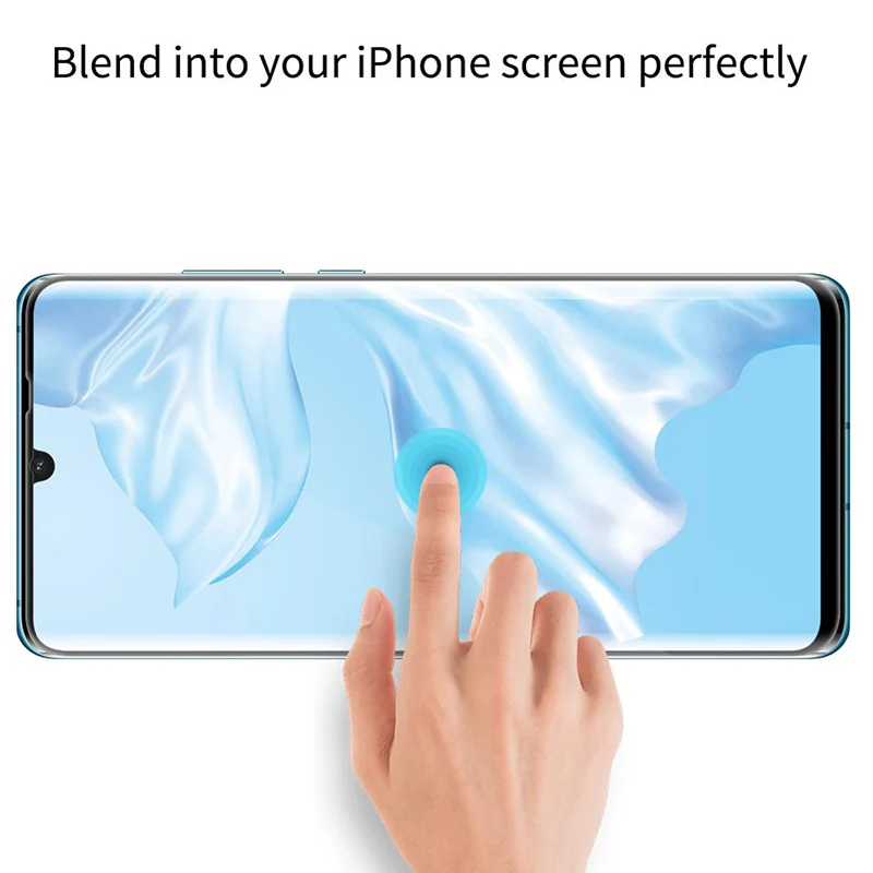Закаленное стекло для huawei p30 pro 3D полноэкранная Защитная пленка светильник lite