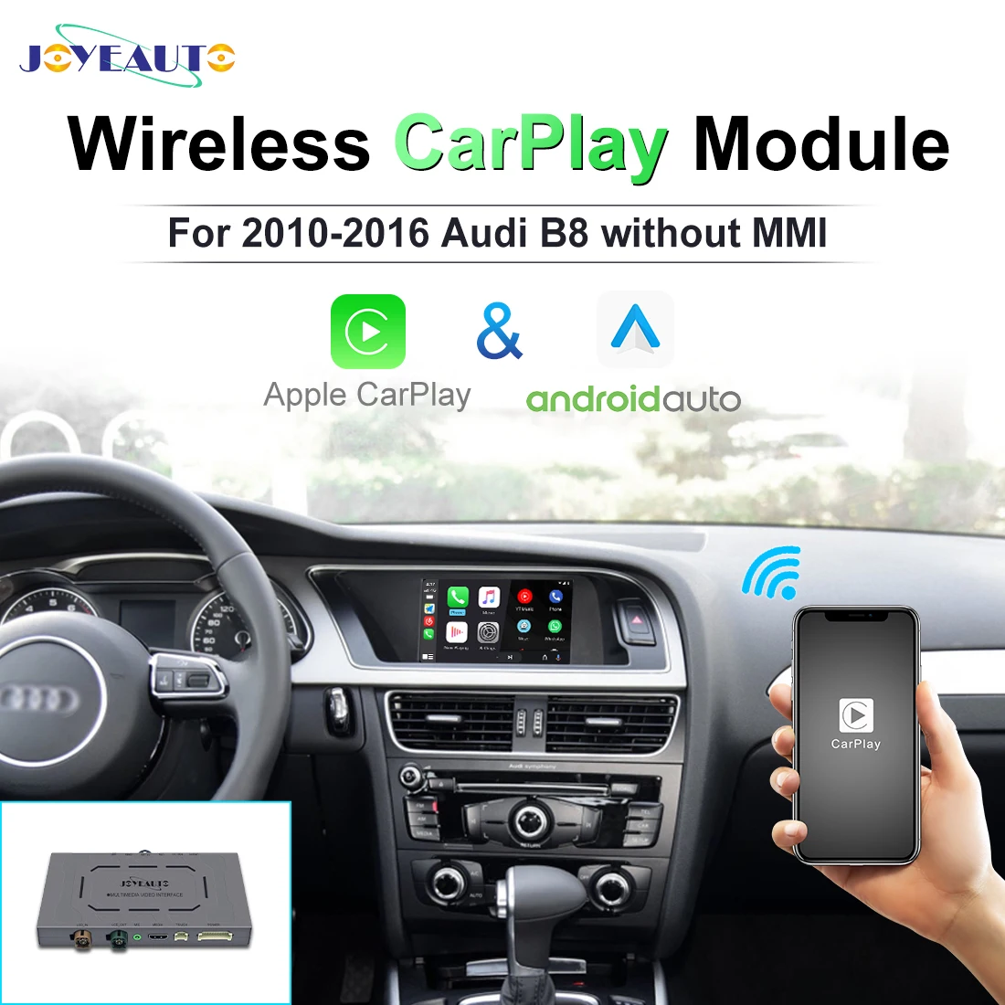 Joyeauto Wireless Apple Carplay For Audi A4 A4L A5 Q5 B8 2010 2011 2012 2013 2014 2015 2016 Android Auto Multimedia Car Play Box