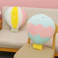 2022 new stitching rainbow weather decoration pillow pink balloon pillow childrens parachute plush sofa cushion