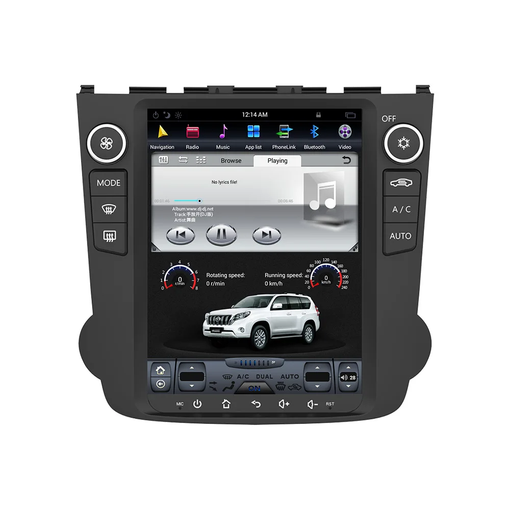10 4 дюймов Tesla Android автомобильный без Мультимедиа Радио DVD плеер для Honda CRV 2006-2011 GPS