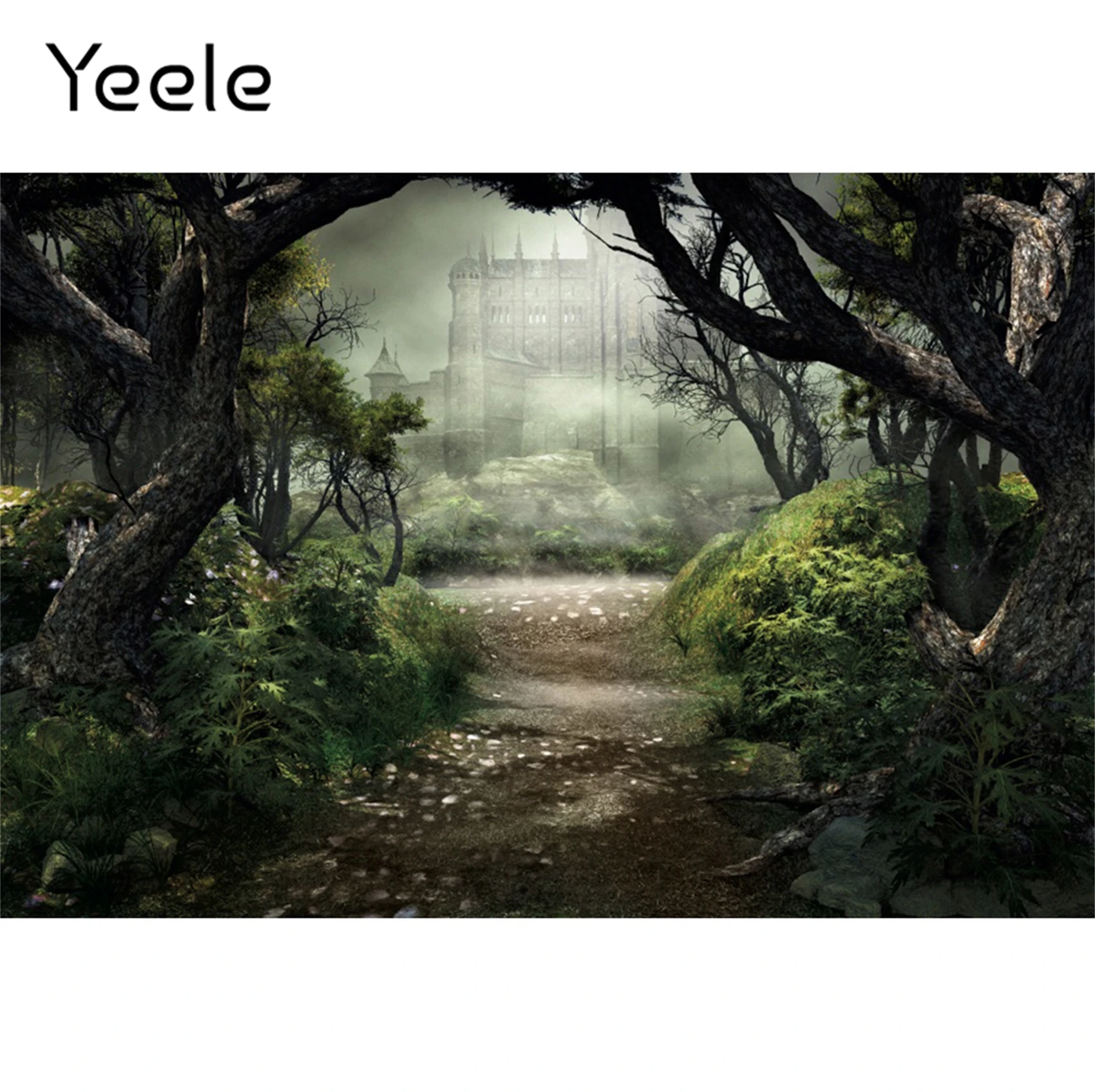 

Yeele Halloween Photocall Dreamy Forest Baby Portrait Photography Backdrop Photographic Decoration Backgrounds For Photo Studio