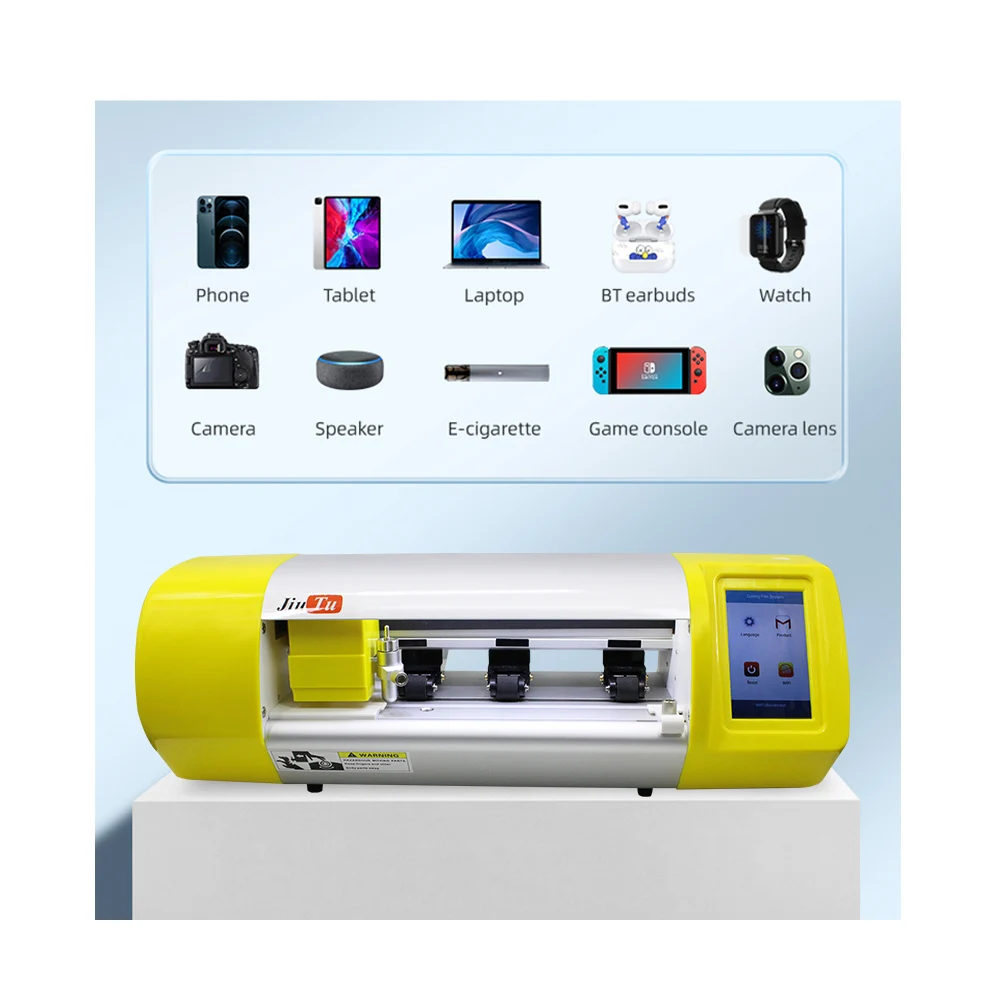 Auto Film Cutting Machine Mobile Phone Tablet Front Glass Back Cover Protect Film Cut Tool Protective Tape enlarge