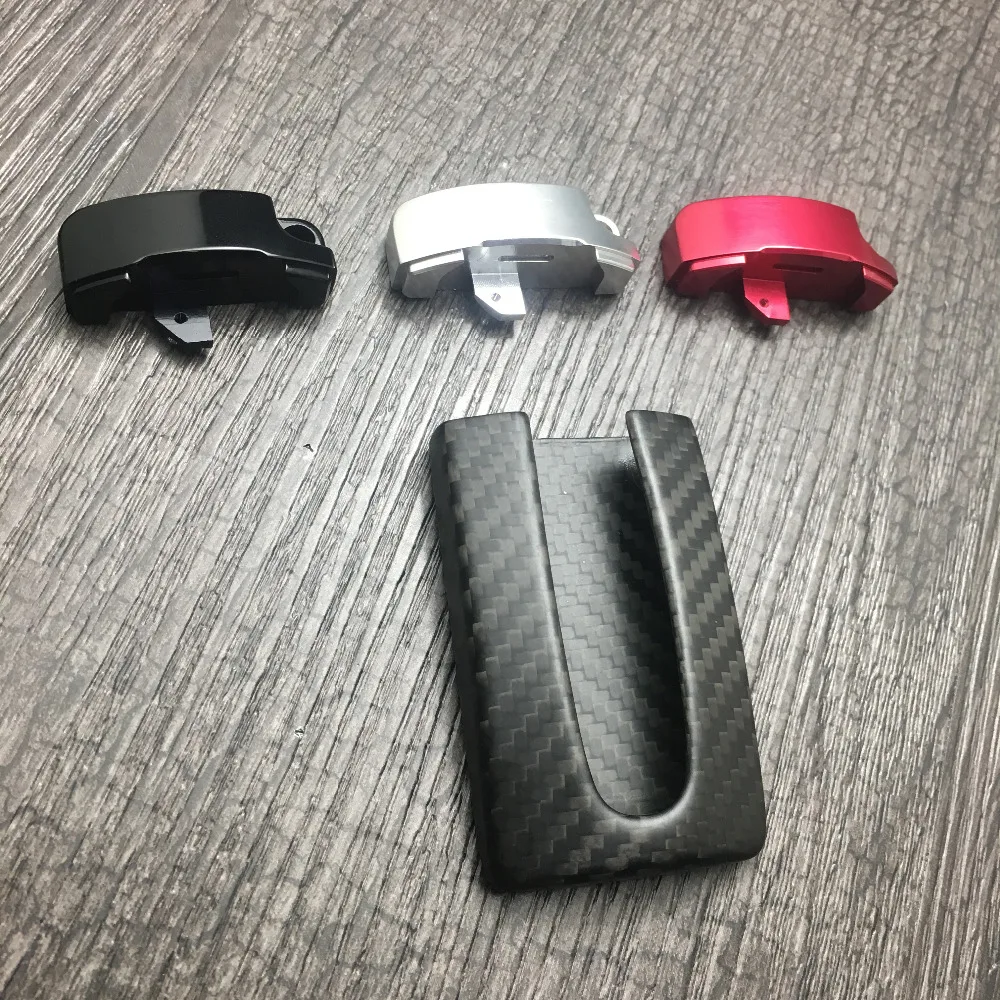 Оригинальный чехол для автомобильного ключа из 100% матового углеродного волокна