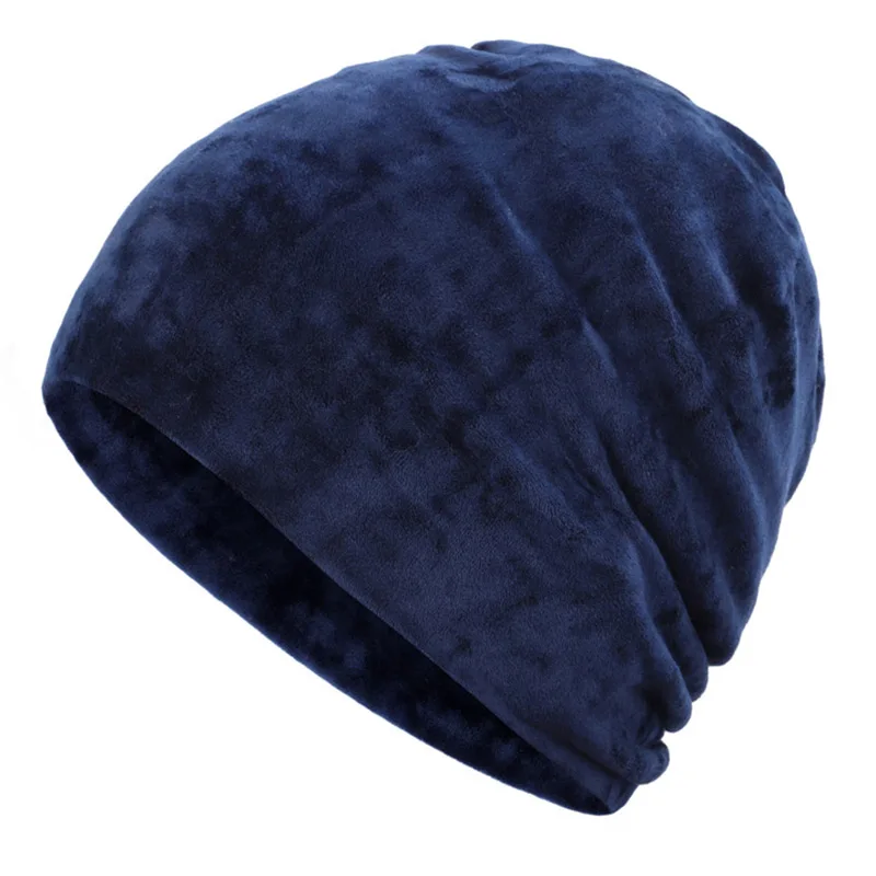 Navy-2 Новые женские стильные яркие Стразы Beanie Осень Зима Женская бархатная ткань Повседневная шапка женская мягкая шапка, вязаная шапка-носок Лыжная шапка - Цвет: Navy-2