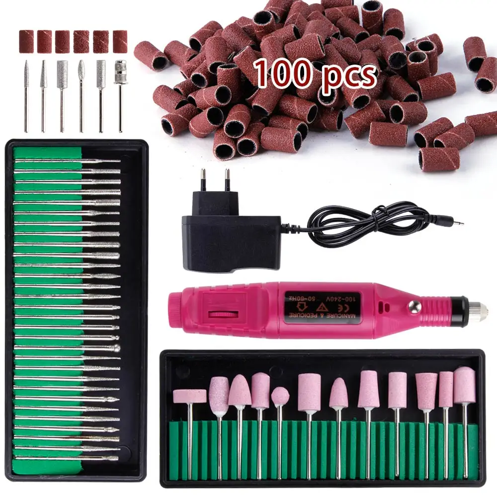 Аппарат для маникюра пилка кутикулы инструменты электрическая дрель ногтей