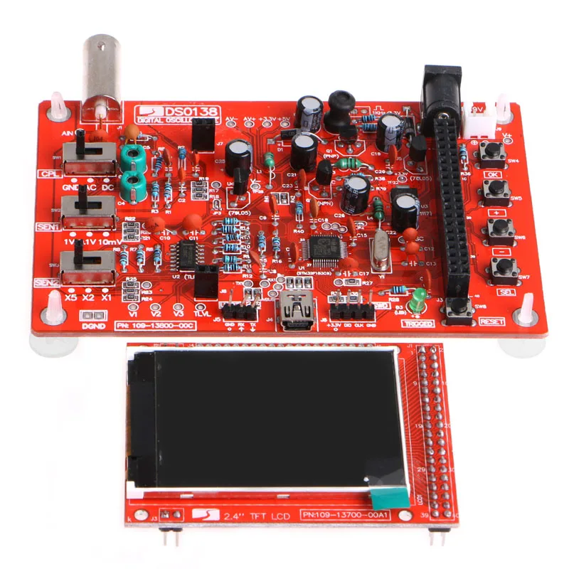 Акриловый прозрачный Чехол DIY для DSO138 2 4 "цифровой осциллограф TFT комплект