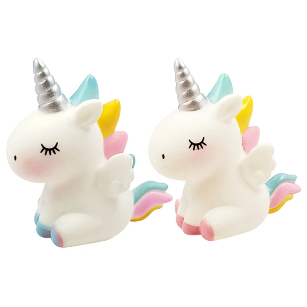 2 шт торт Топпер креативный Единорог декоративный вечерние принадлежности кекс