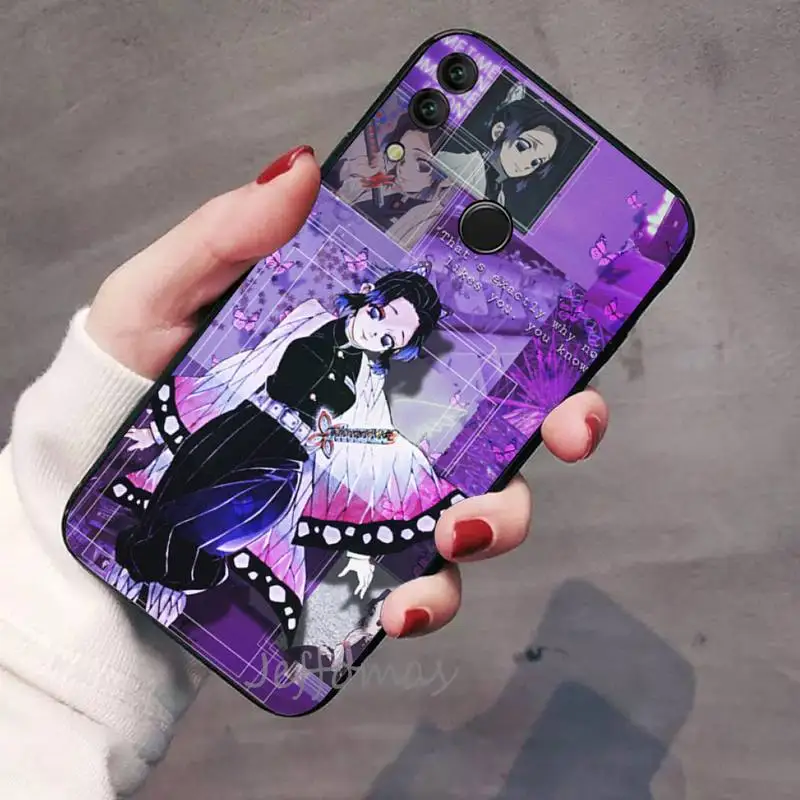 

Kochou Shinobu Kimetsu no Yaiba Phone Case For Huawei Honor 7C 7A 8X 8A 9 10 10i Lite 20 NOVA 3i 3e
