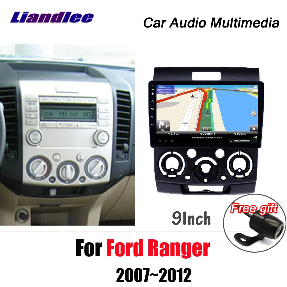 Автомобильный радиоприемник андроид мультимедиа Дисплей для Ford Ranger 2007 2008 2009 2010 2011 2012 HD Экран Дисплей gps навигации/Системы