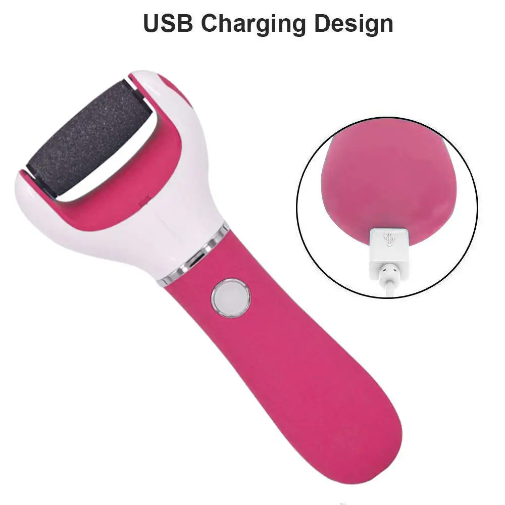 

Electric Callus Remover Foot Scrubber, Foot File Hard Skin Remover Pedicure Tools for Feet Electronic Callus Shaver Pedicure Kit