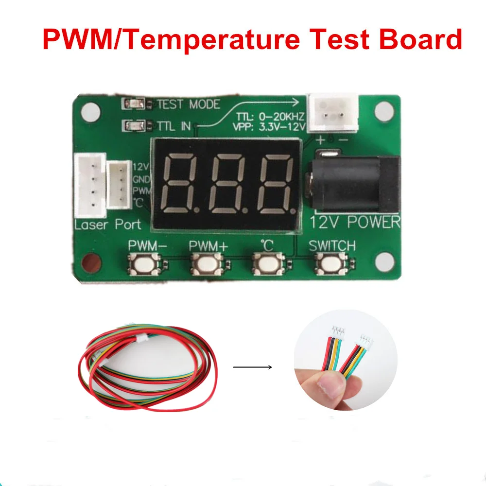 NEJE тестовая плата температуры TTL PWM тестовый er для лазерной головки/модуля