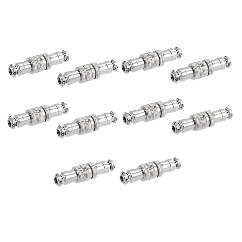 

JFBL Hot 10Sets GX16 4 Pin Male & Female 16mm L70-78 Circular Aviation Socket Plug Wire Panel Connector Full Set Aviation