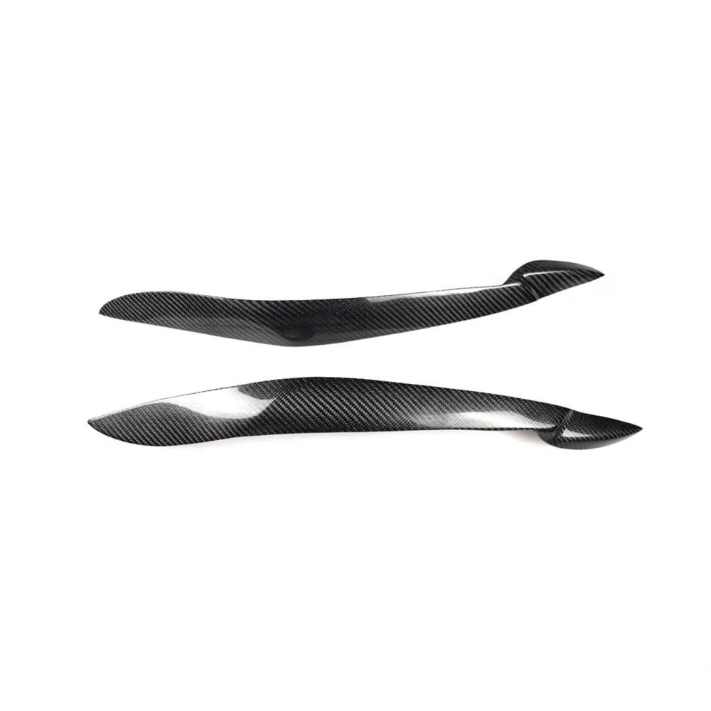 

Lamp Eyebrow Car Lampshade Headlight Eyelids Eyebrows Cover Trim BMW E70 Texture Left And Right 1 Pair Carbon Fiber Sticker