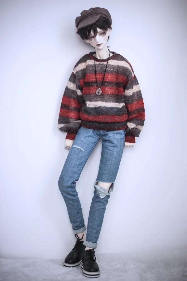 Одежда для куклы BJD 1/3 1/4 1/6 MSD DD Размер Модная коричневая рисовая красная серая