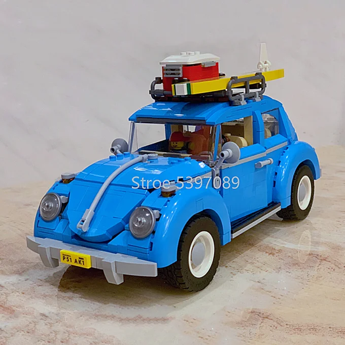 Строительные блоки 21003 в наличии совместимые с Legoinglys CREATOR 10252 Volkswagen Beetle
