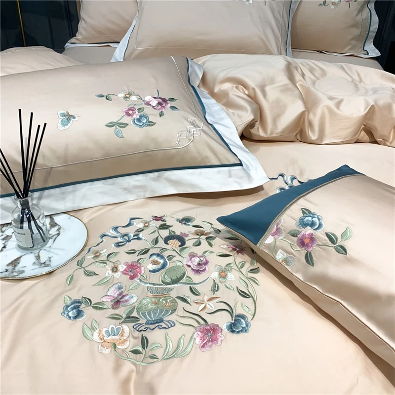 Комплект пододеяльников из египетского хлопка 4 шт. | Дом и сад