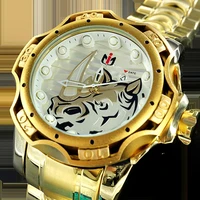 mostrador grande quartz men watches 54mm big dial automatic date watch waterproof dive multifunction aaa clock rel%c3%b3gio masculino