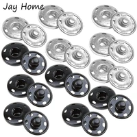 50pcs 810mm sew on snap buttons metal fastener buttons press studs buttons for sewing jeans clothing diy garment accessories