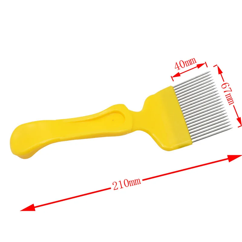 1 шт. хорошее качество 21 штифт расческа из нержавеющей стали с зубцами вилка