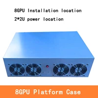 8 gpu server case 4u mining frame rig house platform machine for 847u motherboard eth btc mining case