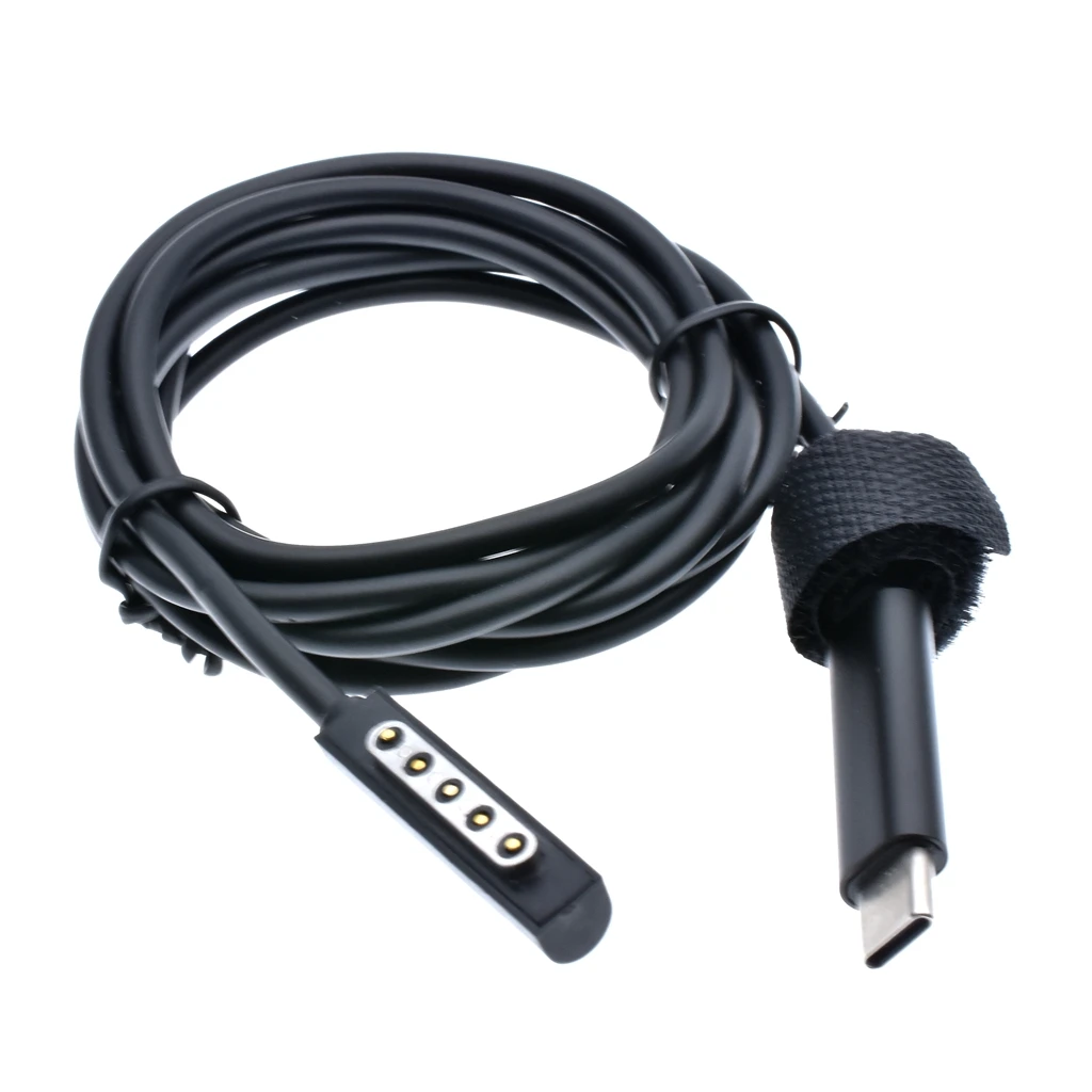 

1.5M/4.9ft USB-C male head to surface pro 2 PD Power Charge Cable,type-c to surface device port Fast Charging Line12V 3A