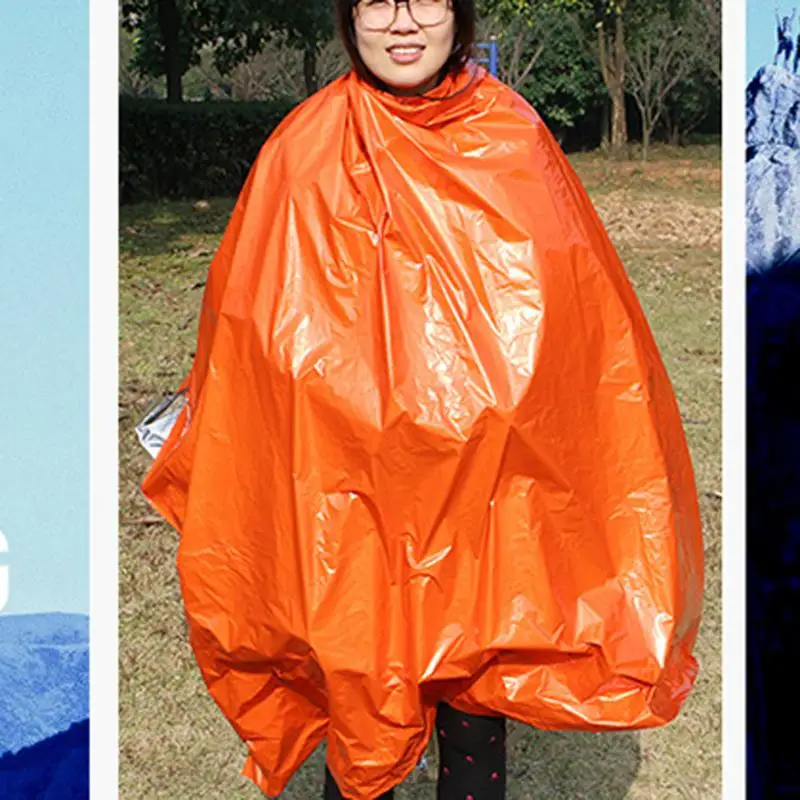 Портативное алюминиевое одеяло с двойной пленкой для палатки первой помощи