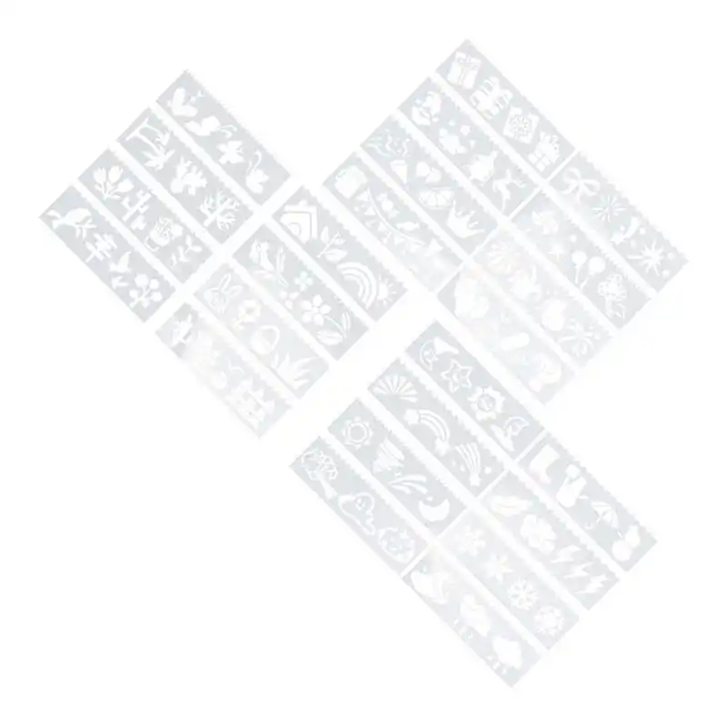 Художественные принадлежности для рукоделия шаблон рисования интересный дизайн