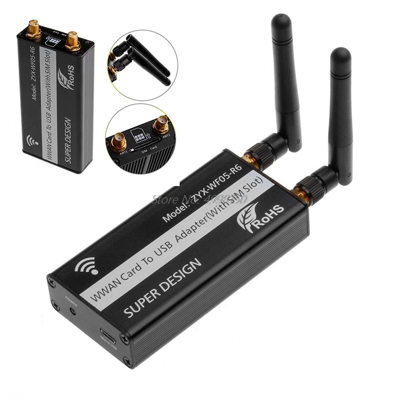 1 шт. (M.2) к USB адаптеру со слотом для sim-карты модуля WWAN/LTE/4G оптовая продажа Прямая