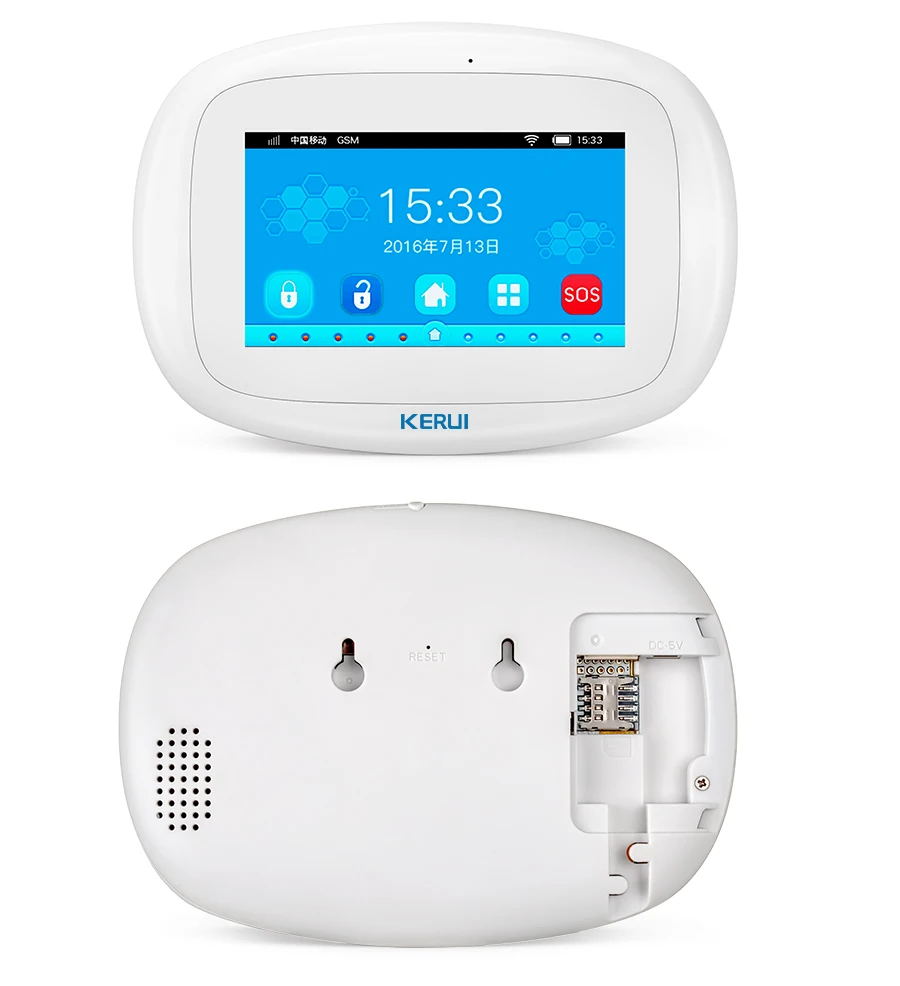 KERUI K52 GSM WiFi Wireless Connection Signal Amplification Sensor Home Security Alarm System Wireless Beam Sensor Alarm System