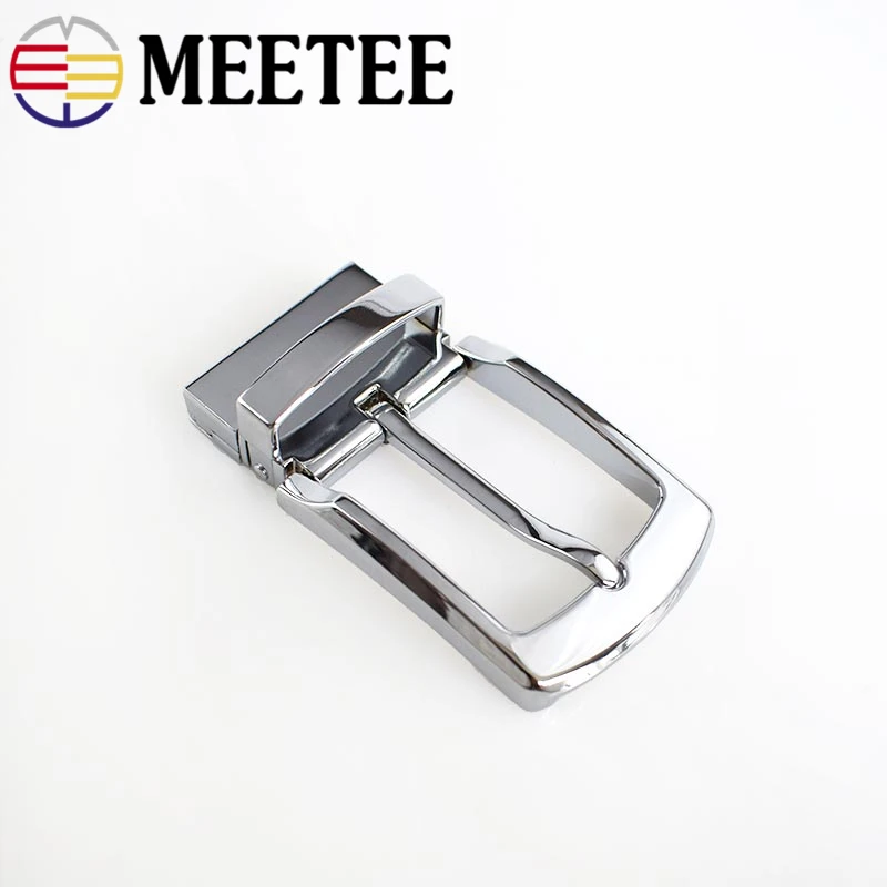 Meetee, 35 мм, ширина, мужской металлический ремень, пряжки, ремень, вращающаяся матовая пряжка для мужчин, джинсовые Аксессуары Сделай Сам кожевенное ремесло