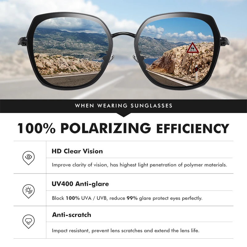 LM брендовые поляризованные солнцезащитные очки для женщин 2020 металлическая