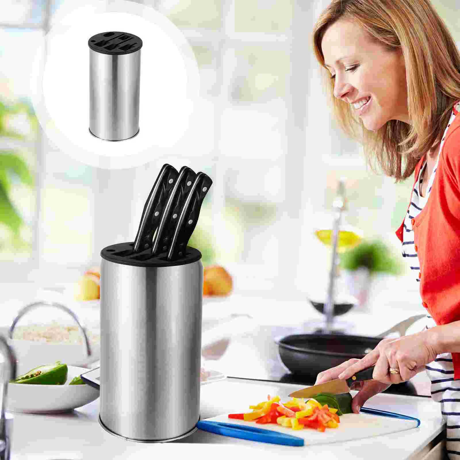 

Стеллаж для кухни, вертикальная стойка из нержавеющей стали для резки, кухонная полка