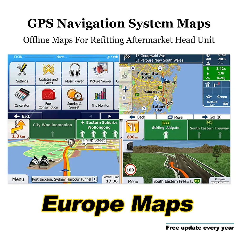 Автономный автомобильный GPS навигатор навигационная система карты Wince Android APK APP