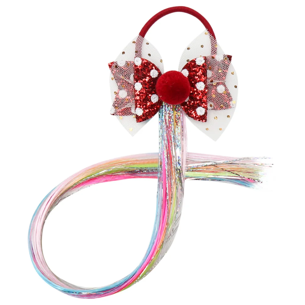 Резинки для волос из ПВХ с помпоном девочек| |