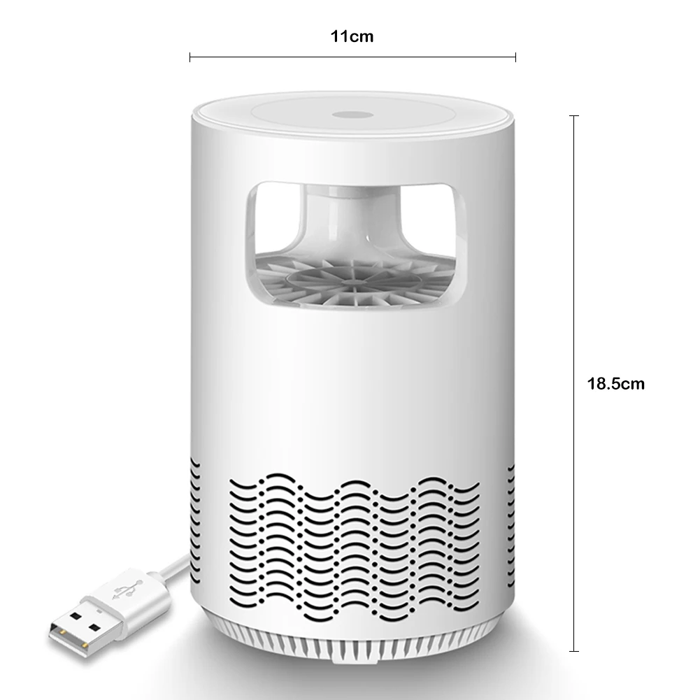 

USB Rechargeable Home Mosquito Killer Lamp Outdoor Pest Control Fly Repellent LED Light LED Photocatalysis Mute Insect Pest