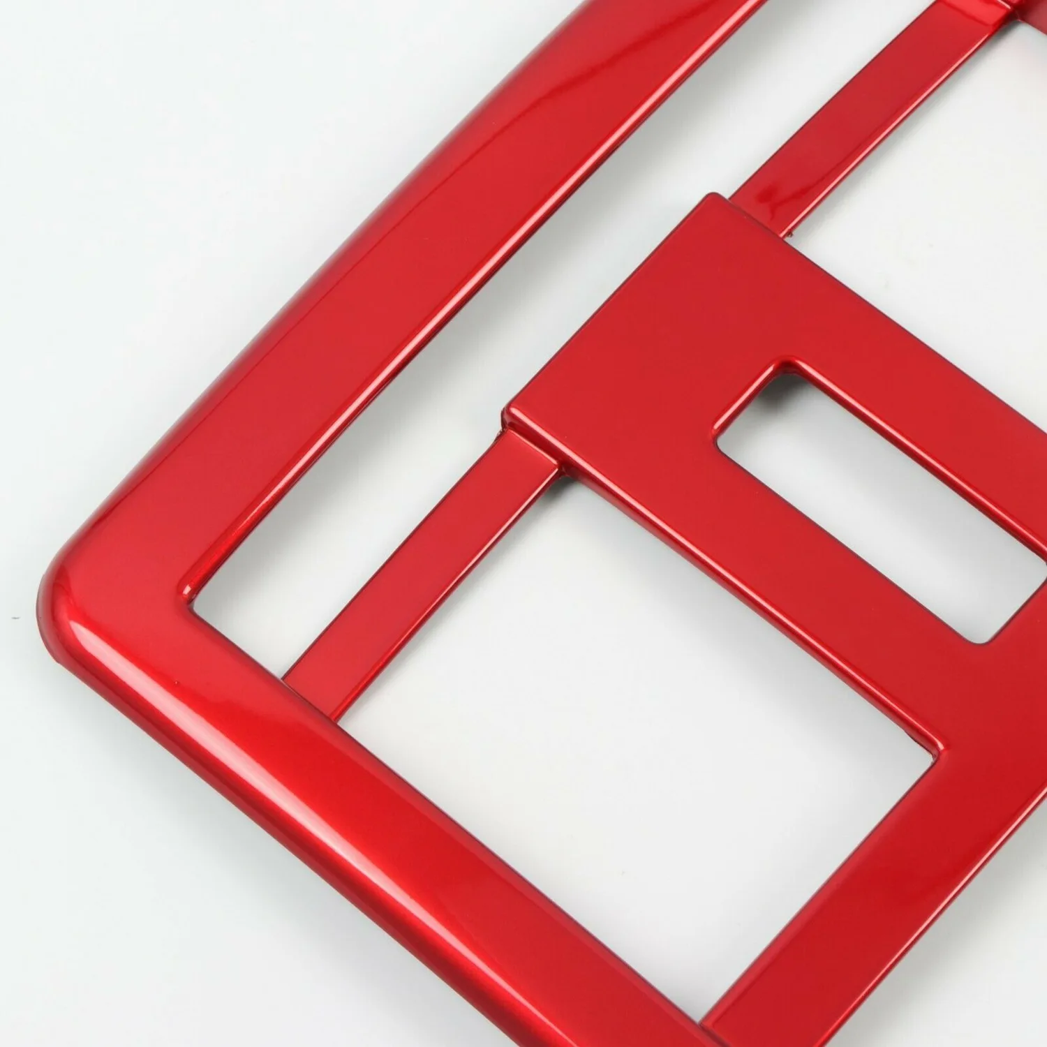

Red Inner Front Reading Light Lamp Cover Bezel Trim Accessories for Dodge Challenger 2015-2019