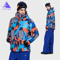 waterproof thermal ski jacketsnowboard pant 2020 male outdoor skiing and snowboarding snow ski suit winter ski suit men
