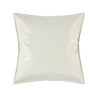 inyahome pu leather pillowcases decoration cushions covers for sofa bed car seat pillow cover waterproof throw pillows white