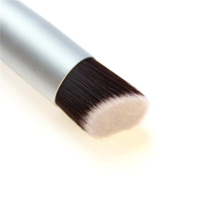 SAIANTTH уникальный дизайн косая головка плоская кисти для макияжа зеленая