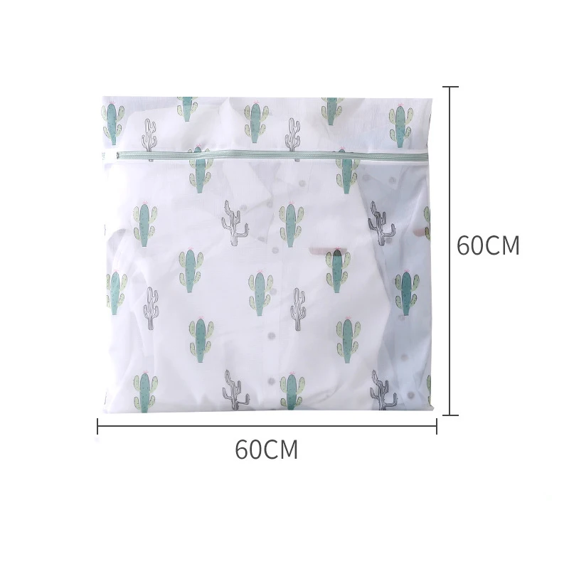 Сумка для белья с принтом кактуса сетка стирки бюстгальтер белье носки сумка