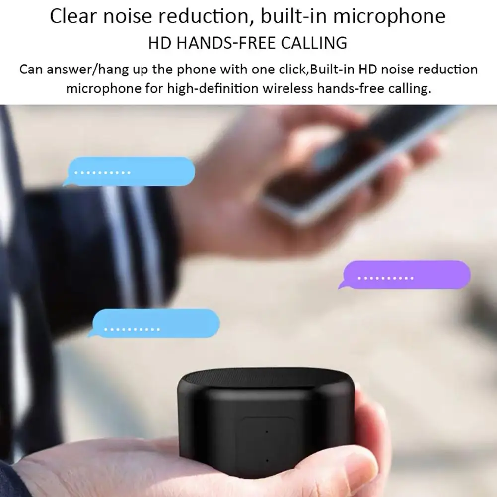 Беспроводной Bluetooth портативный мини аудио TWS сабвуфер с TF картой | Электроника